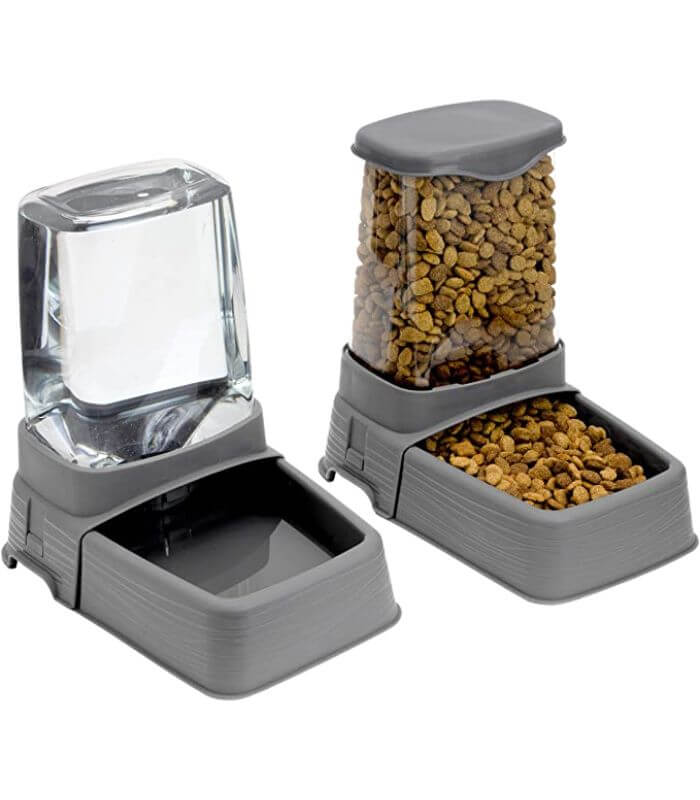 STAINLESS STEEL BOWL GRAVITY FEEDER AND WATERER